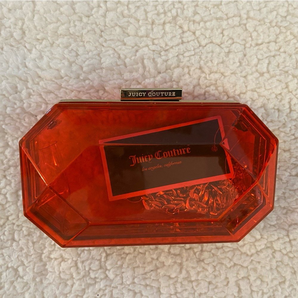 Dark orange Juicy Couture clutch